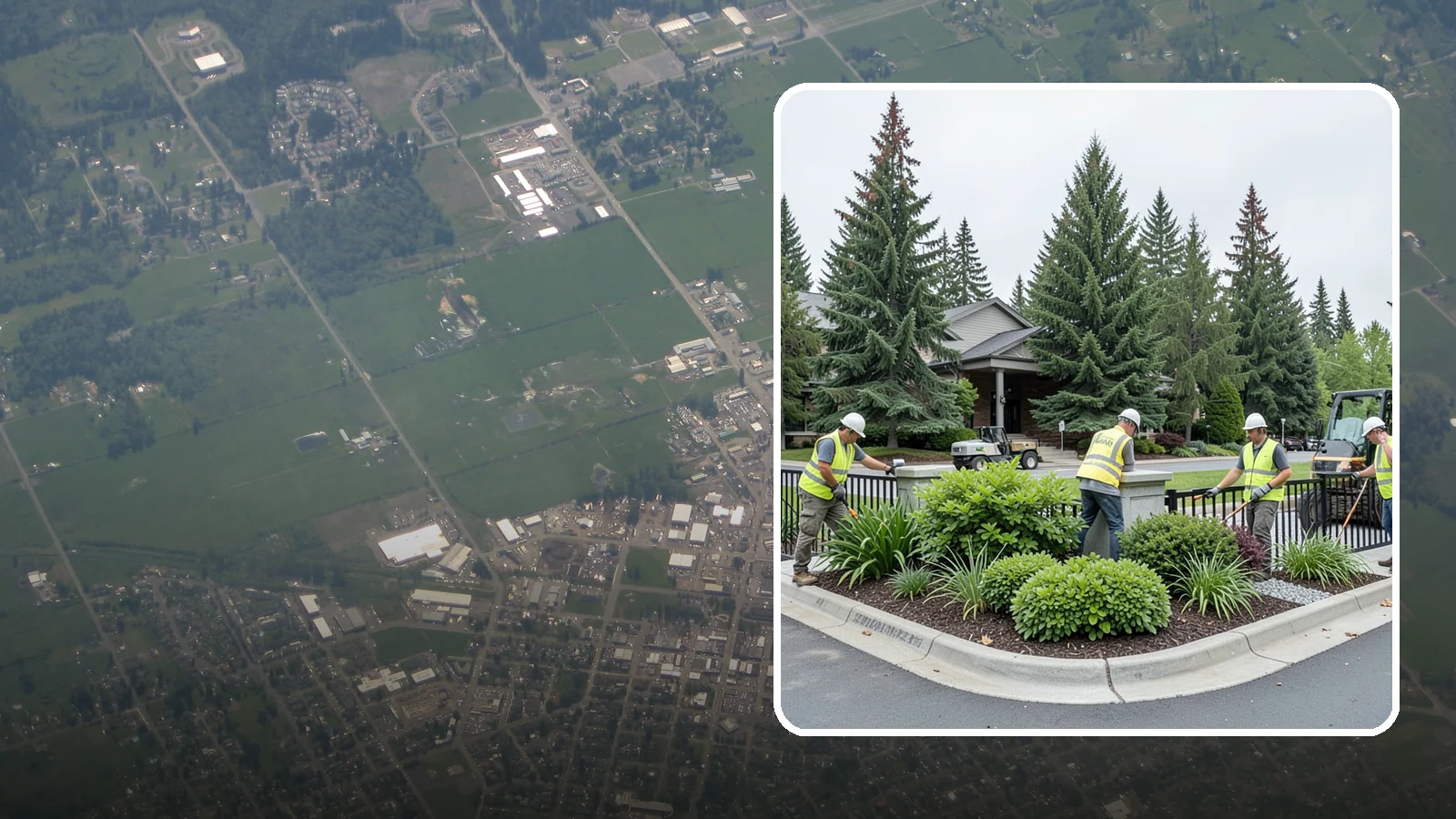 Gateway & Entry Landscaping in Enumclaw, King County, WA - We create and maintain welcoming gateway and entry landscapes at city limits, parks, and civic destinations across Western...