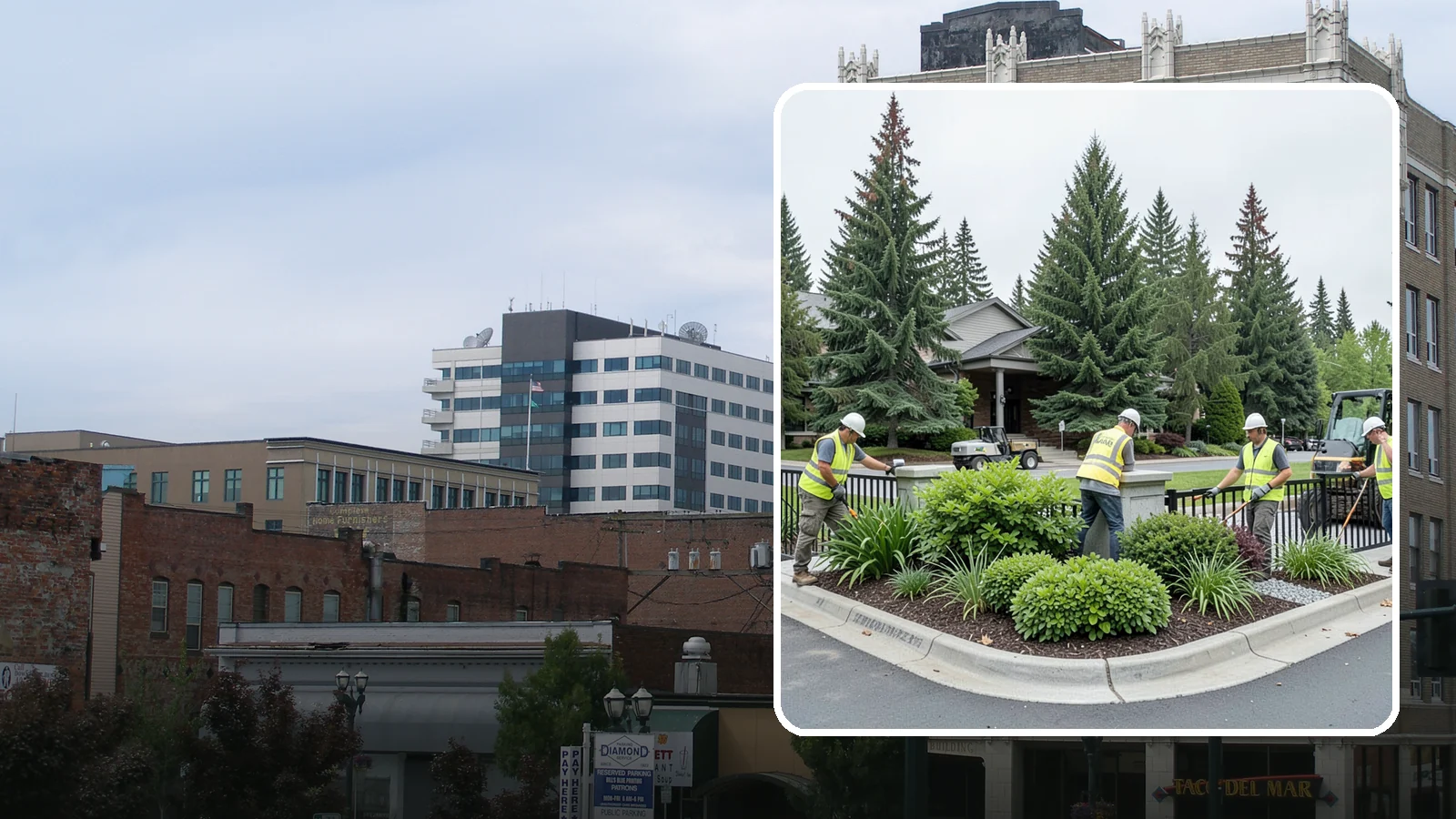 Gateway & Entry Landscaping in Everett, Snohomish County, WA - We create and maintain welcoming gateway and entry landscapes at city limits, parks, and civic destinations across Western...