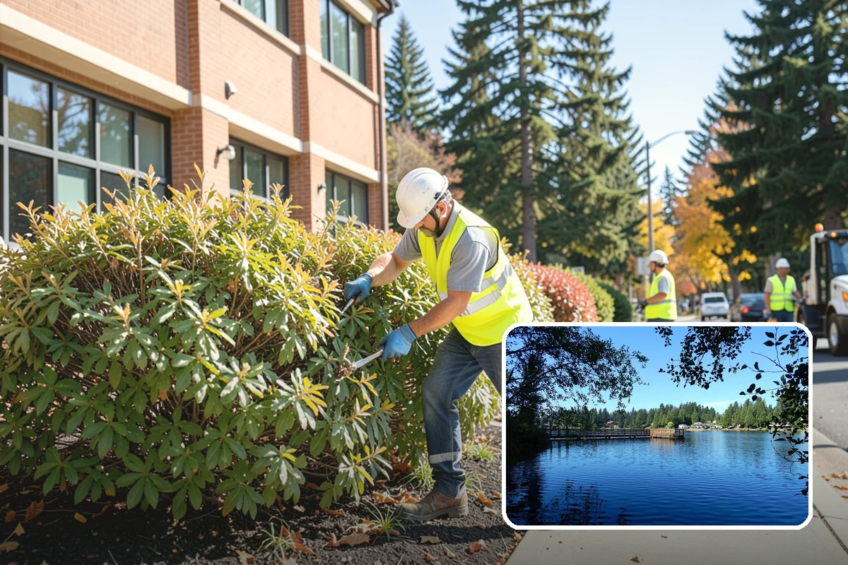 Gateway & Entry Landscaping in Federal Way, King County, WA - Designed entries strengthen civic identity and first impressions