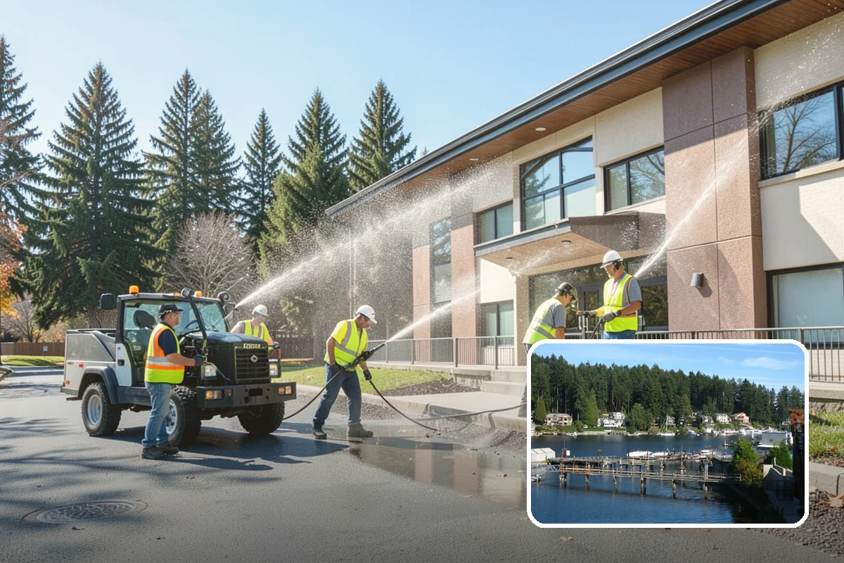 Gateway & Entry Landscaping in Gig Harbor, Pierce County, WA - Designed entries strengthen civic identity and first impressions