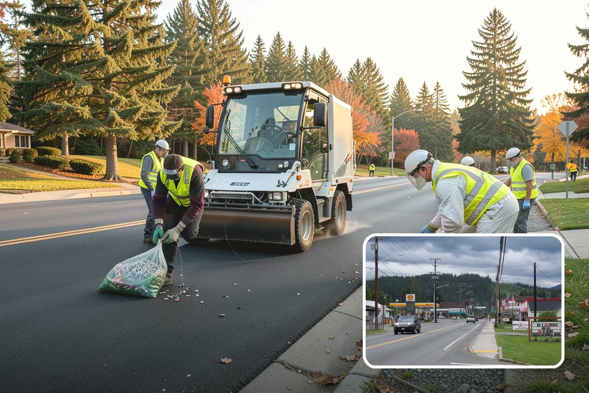 Gateway & Entry Landscaping in Granite Falls, Snohomish County, WA - Designed entries strengthen civic identity and first impressions