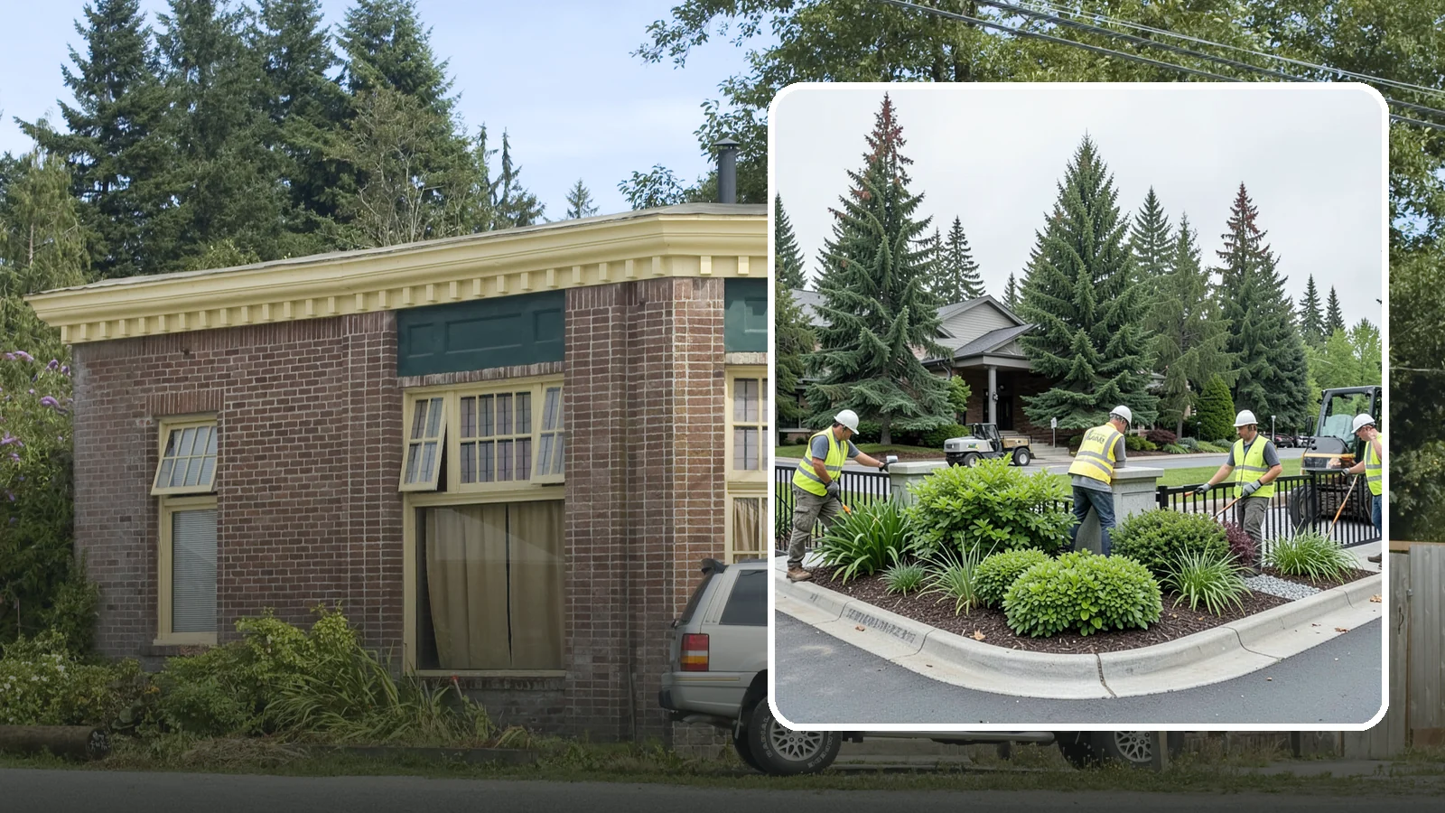 Gateway & Entry Landscaping in Hamilton, Skagit County, WA - We create and maintain welcoming gateway and entry landscapes at city limits, parks, and civic destinations across Western...