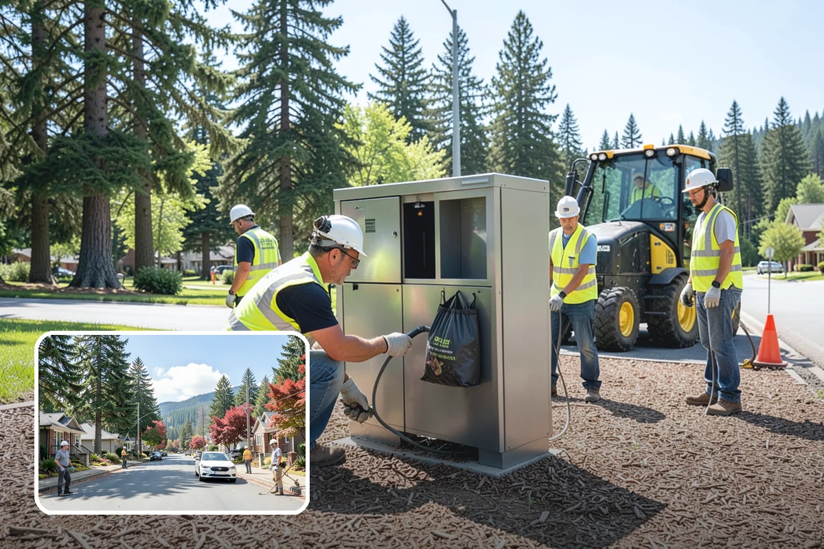 Gateway & Entry Landscaping in Hunts Point, King County, WA - Designed entries strengthen civic identity and first impressions