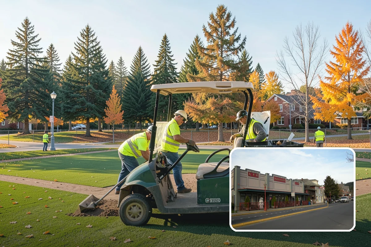 Gateway & Entry Landscaping in Issaquah, King County, WA - Designed entries strengthen civic identity and first impressions