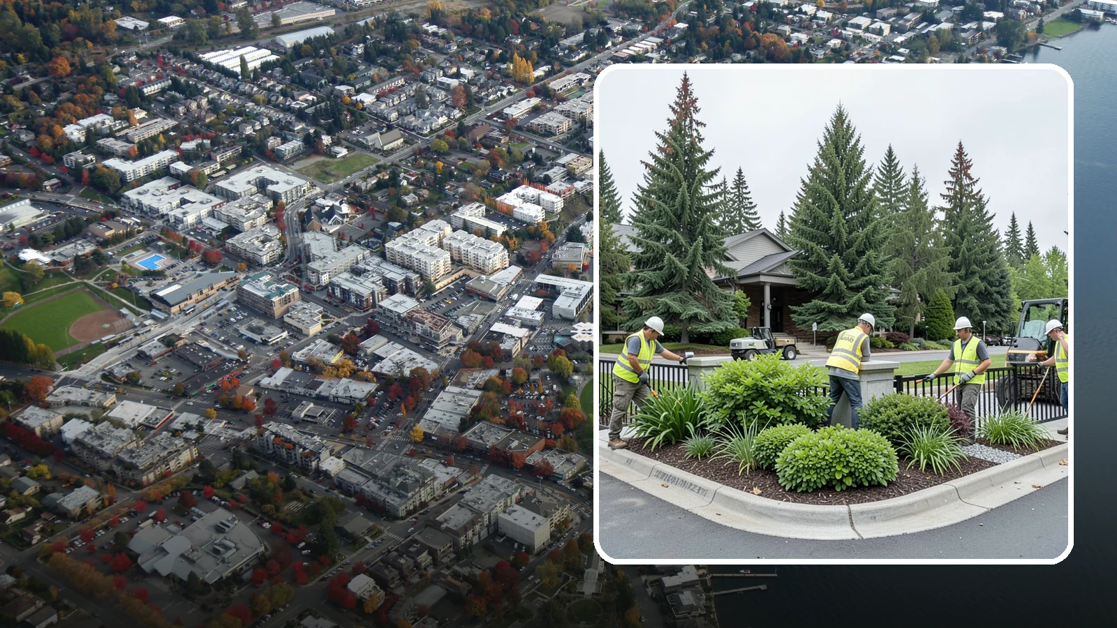 Gateway & Entry Landscaping in Kirkland, King County, WA - We create and maintain welcoming gateway and entry landscapes at city limits, parks, and civic destinations across Western...