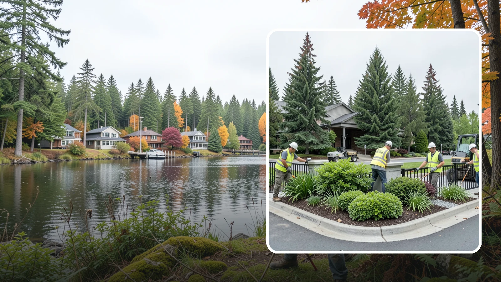 Gateway & Entry Landscaping in La Conner, Skagit County, WA - We create and maintain welcoming gateway and entry landscapes at city limits, parks, and civic destinations across Western...