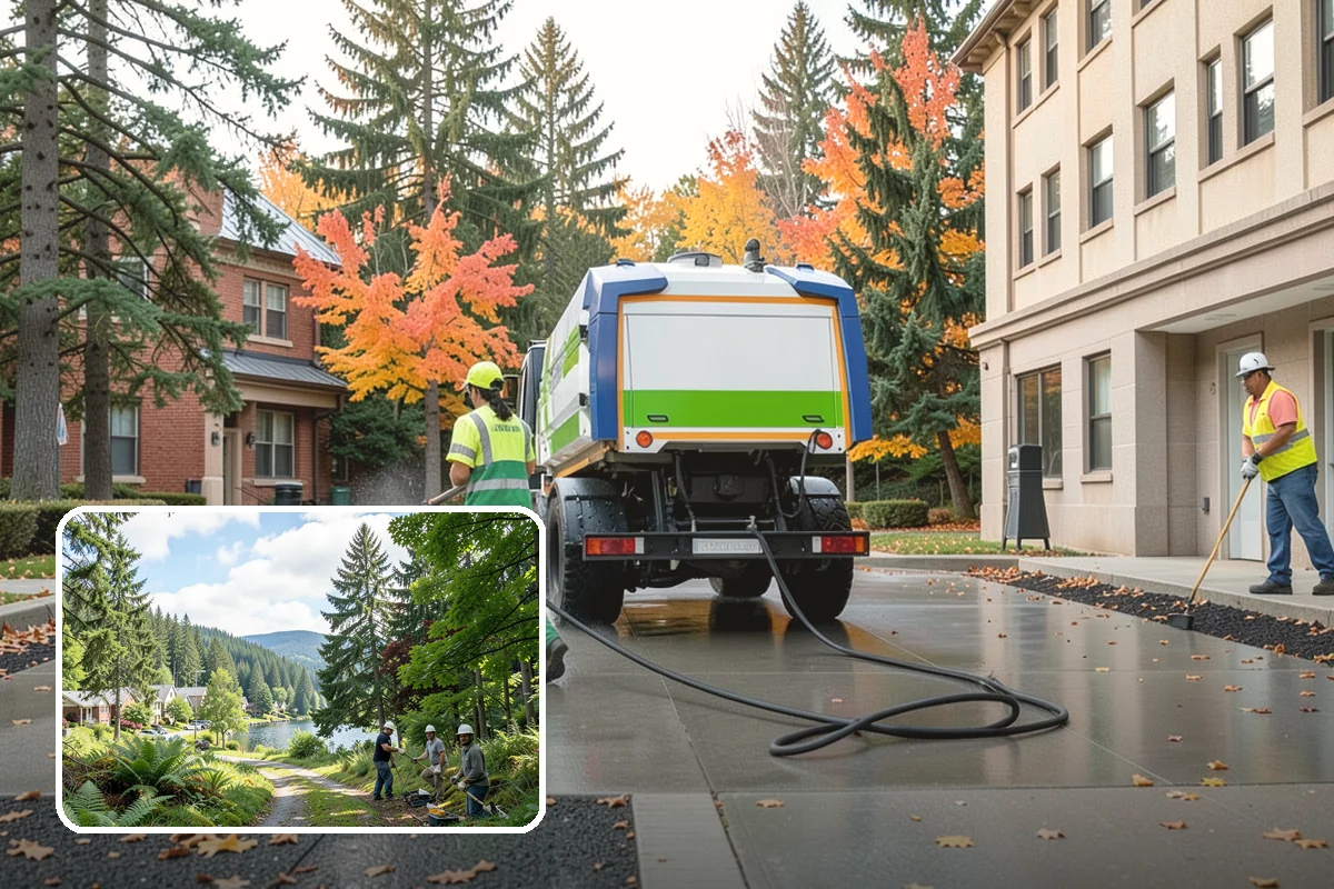 Gateway & Entry Landscaping in Lake Forest Park, King County, WA - Designed entries strengthen civic identity and first impressions