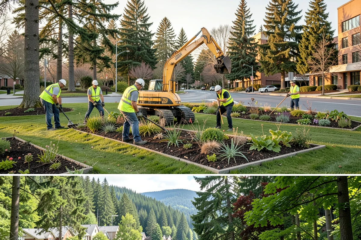 Gateway & Entry Landscaping in Lake Forest Park, King County, WA - Primary installation occurs in spring and fall, with seasonal color rotations and upkeep keeping entries attractive through every...