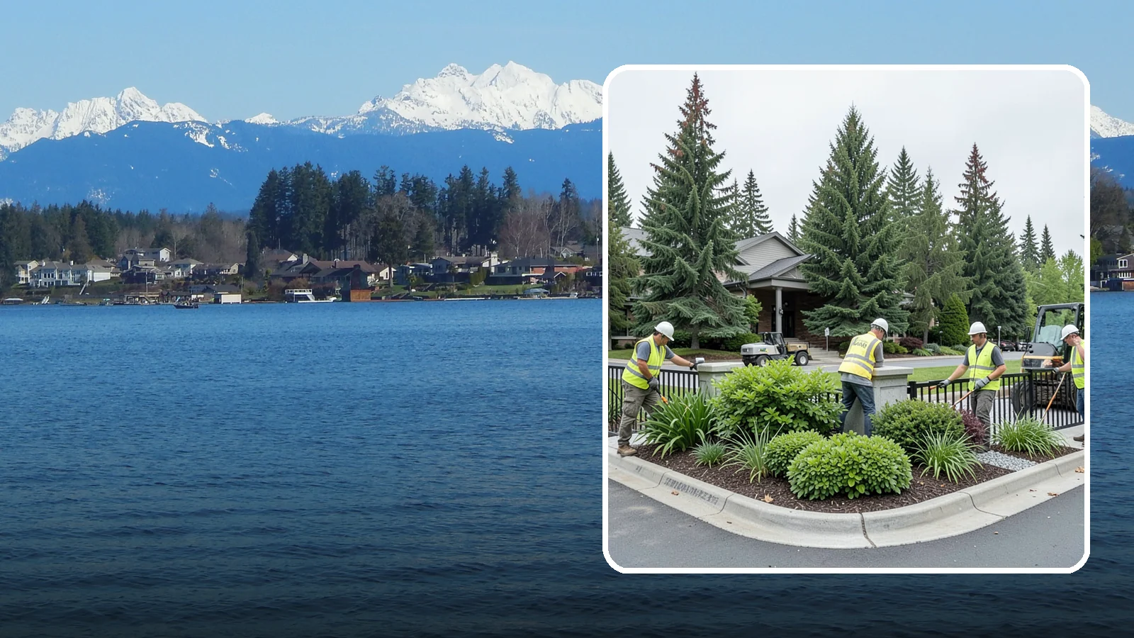 Gateway & Entry Landscaping in Lake Stevens, Snohomish County, WA - We create and maintain welcoming gateway and entry landscapes at city limits, parks, and civic destinations across Western...
