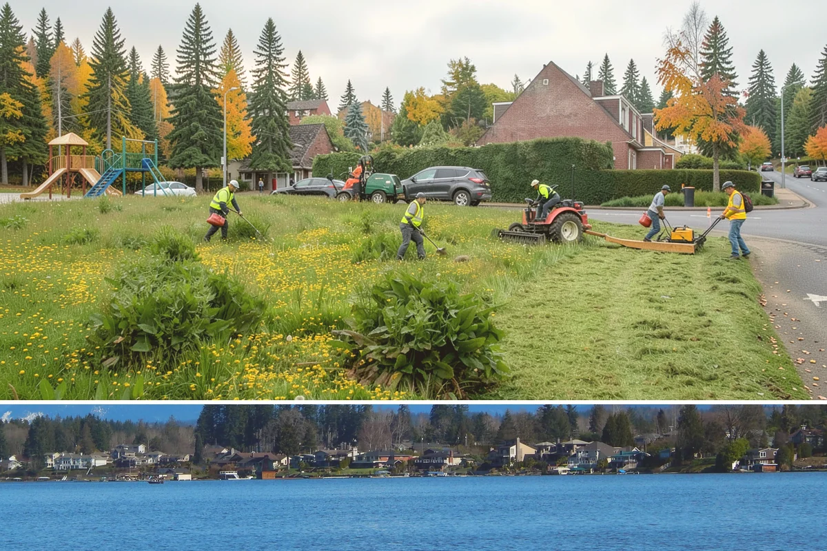 Gateway & Entry Landscaping in Lake Stevens, Snohomish County, WA - Primary installation occurs in spring and fall, with seasonal color rotations and upkeep keeping entries attractive through every...