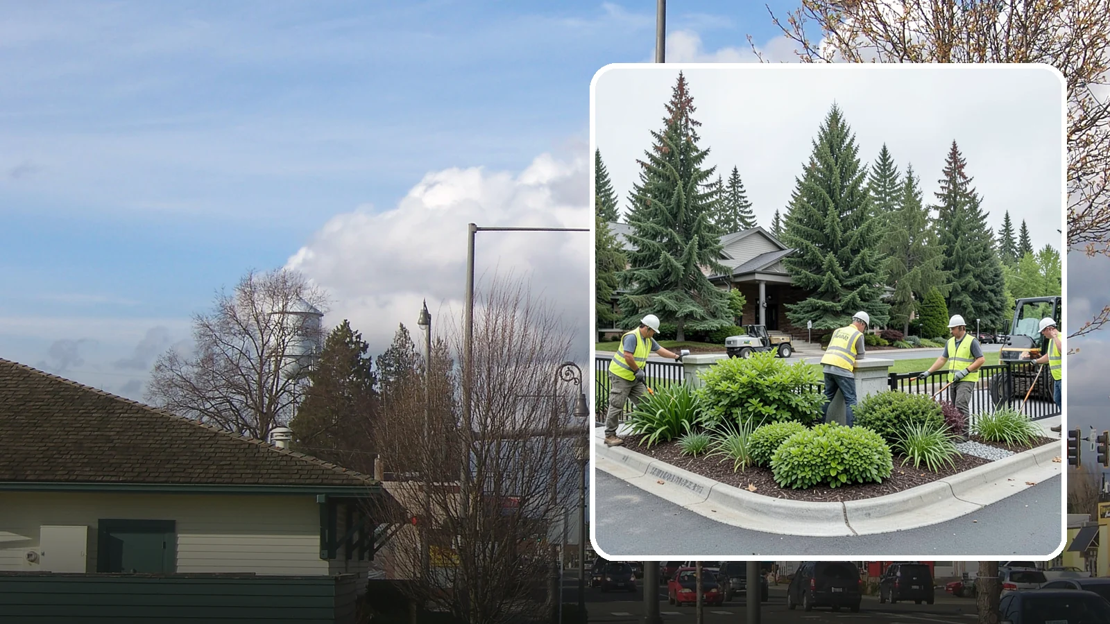 Gateway & Entry Landscaping in Marysville, Snohomish County, WA - We create and maintain welcoming gateway and entry landscapes at city limits, parks, and civic destinations across Western...