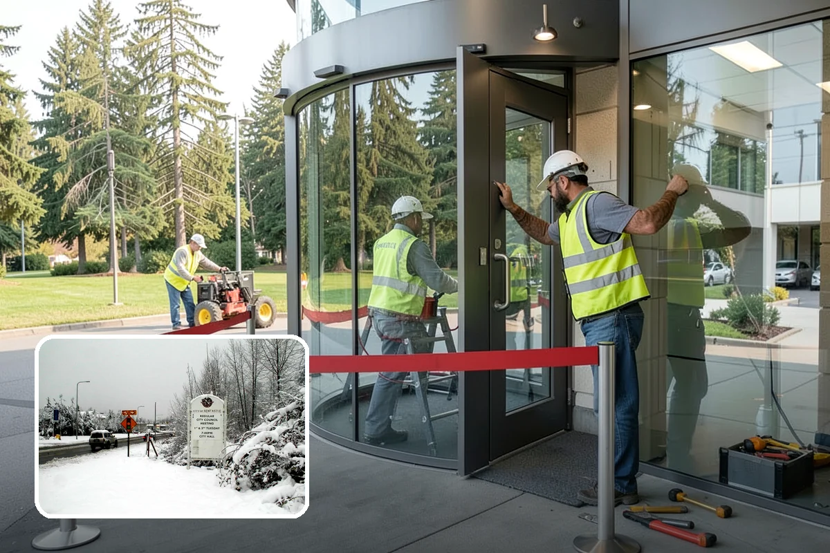 Gateway & Entry Landscaping in Newcastle, King County, WA - Designed entries strengthen civic identity and first impressions