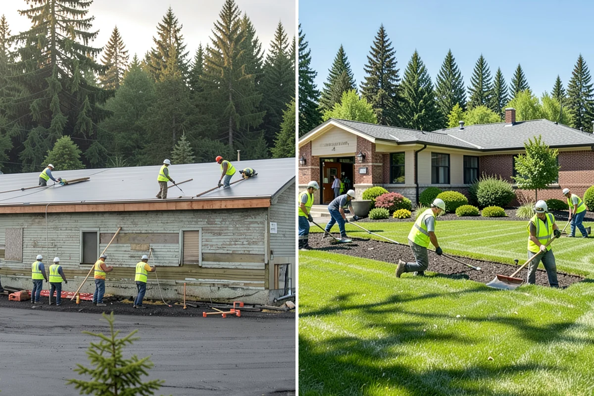 Gateway & Entry Landscaping in Puyallup, Pierce County, WA - We assess the gateway or entry and develop a planting design