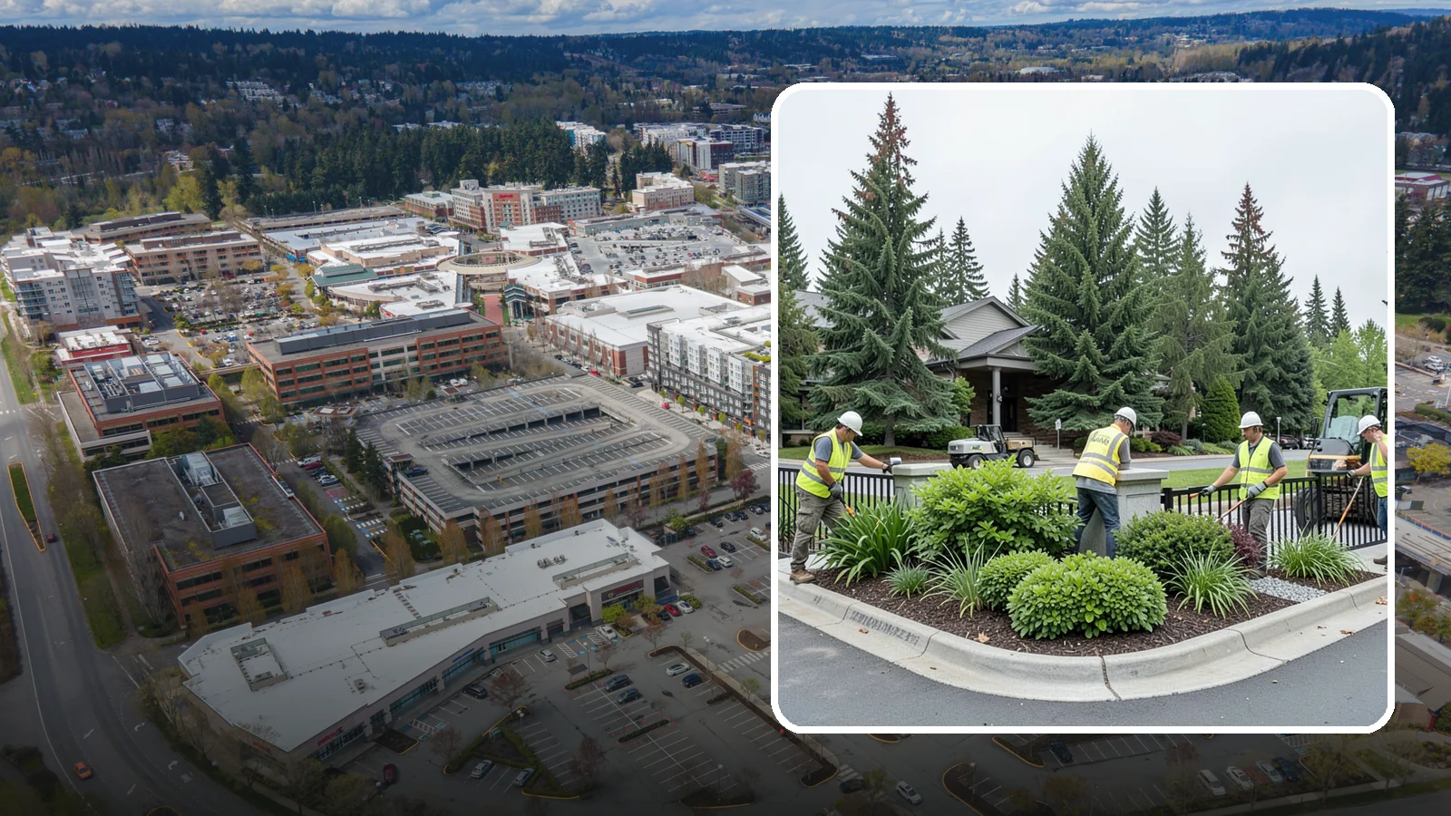 Gateway & Entry Landscaping in Redmond, King County, WA - We create and maintain welcoming gateway and entry landscapes at city limits, parks, and civic destinations across Western...