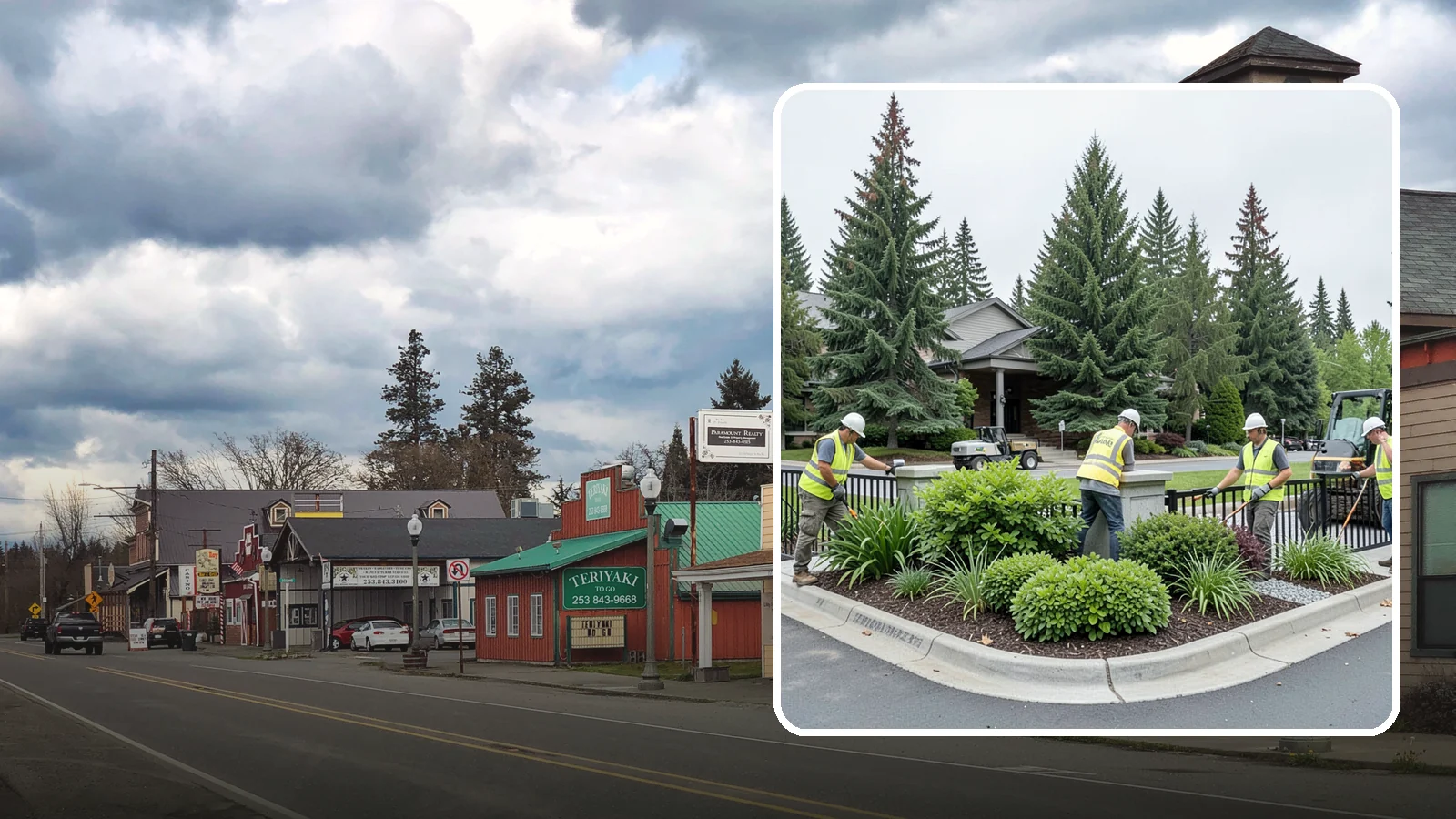 Gateway & Entry Landscaping in Roy, Pierce County, WA - We create and maintain welcoming gateway and entry landscapes at city limits, parks, and civic destinations across Western...