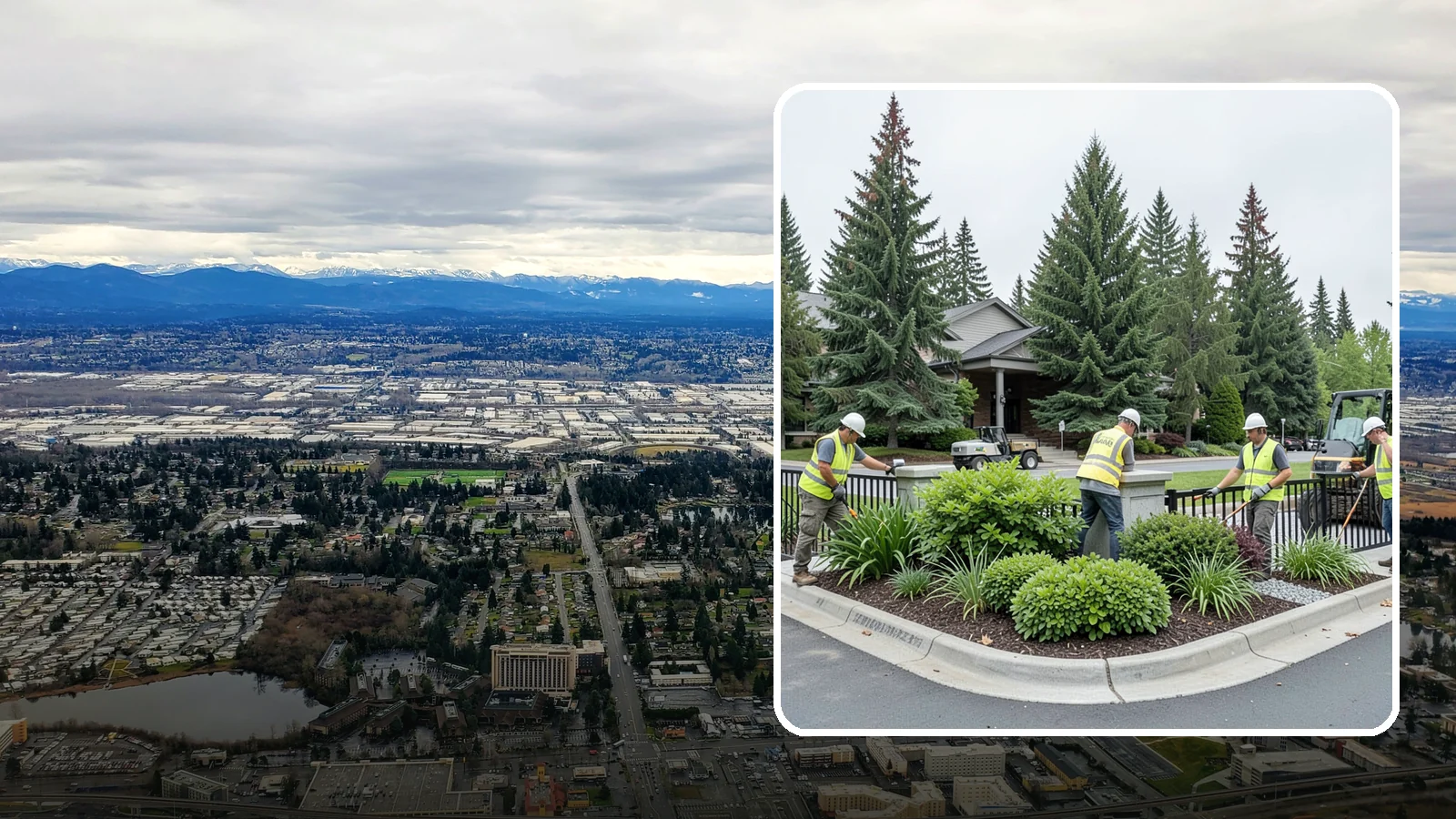 Gateway & Entry Landscaping in SeaTac, King County, WA - We create and maintain welcoming gateway and entry landscapes at city limits, parks, and civic destinations across Western...