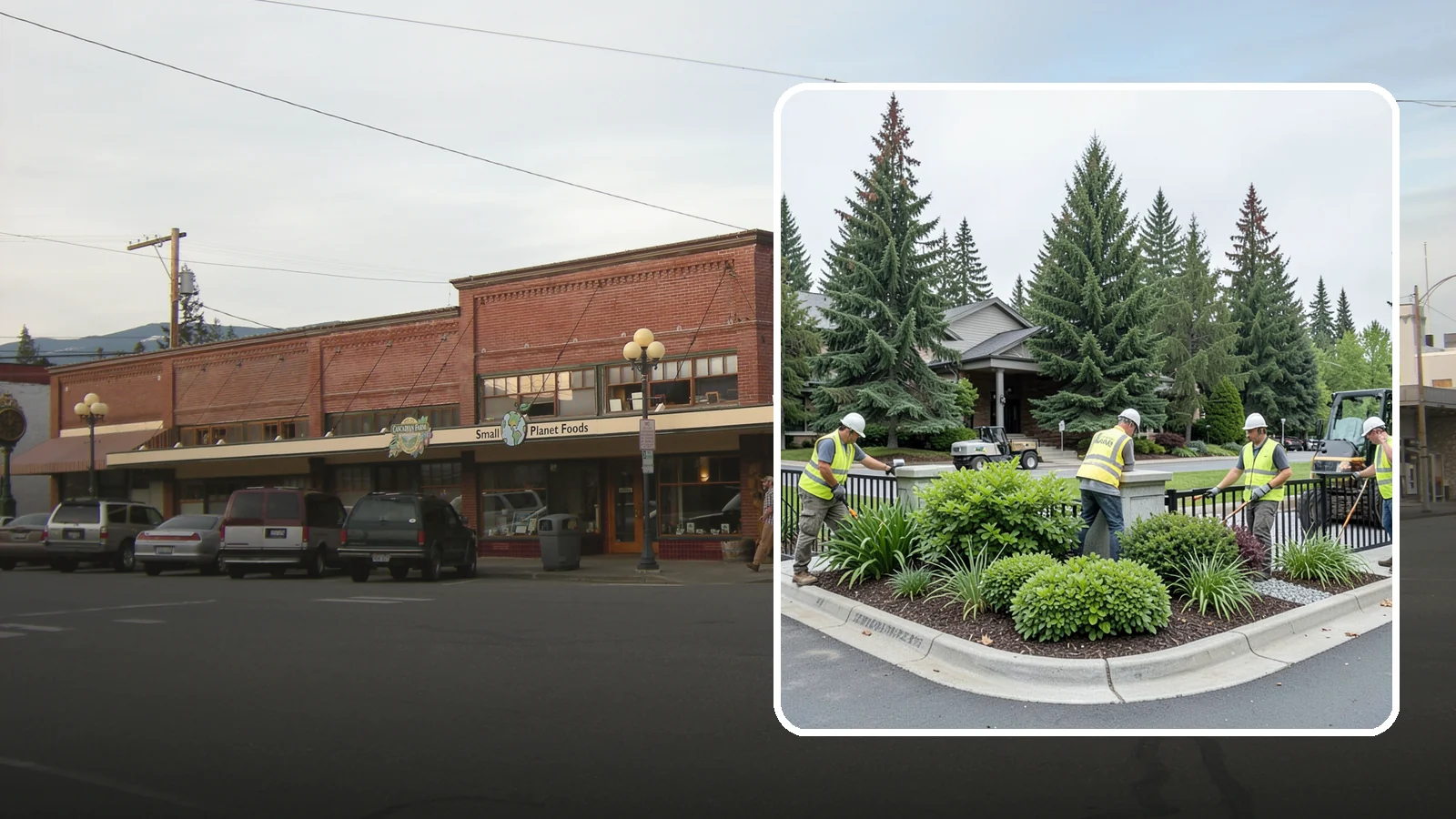 Gateway & Entry Landscaping in Sedro-Woolley, Skagit County, WA - We create and maintain welcoming gateway and entry landscapes at city limits, parks, and civic destinations across Western...