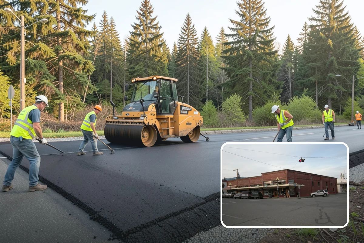 Gateway & Entry Landscaping in Sedro-Woolley, Skagit County, WA - Designed entries strengthen civic identity and first impressions
