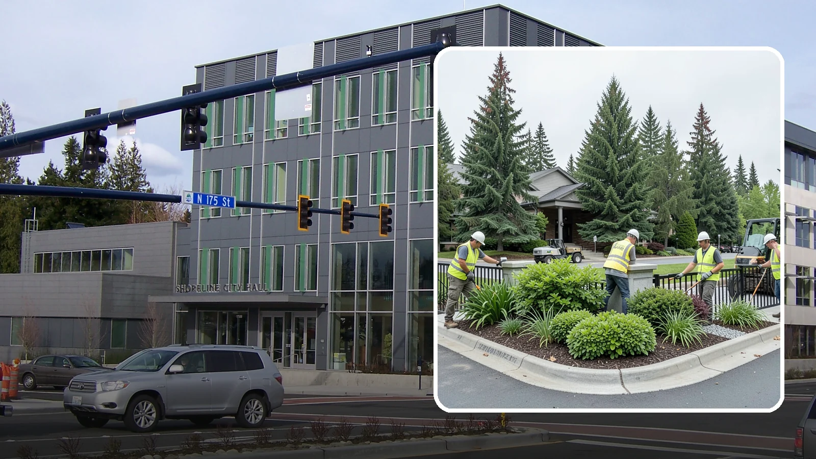 Gateway & Entry Landscaping in Shoreline, King County, WA - We create and maintain welcoming gateway and entry landscapes at city limits, parks, and civic destinations across Western...