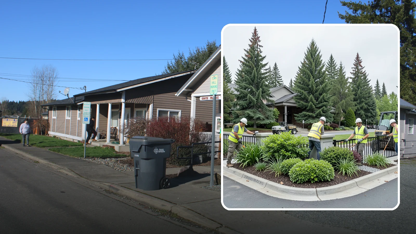 Gateway & Entry Landscaping in South Prairie, Pierce County, WA - We create and maintain welcoming gateway and entry landscapes at city limits, parks, and civic destinations across Western...
