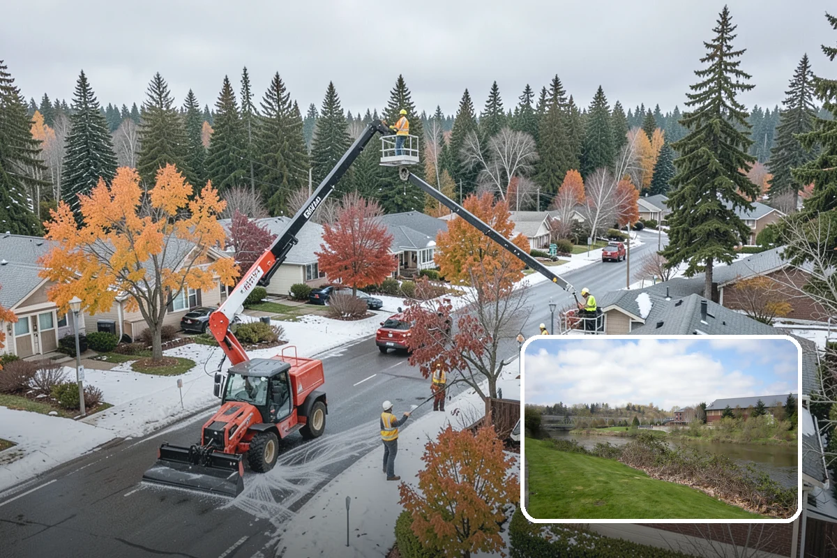 Gateway & Entry Landscaping in Tukwila, King County, WA - Designed entries strengthen civic identity and first impressions
