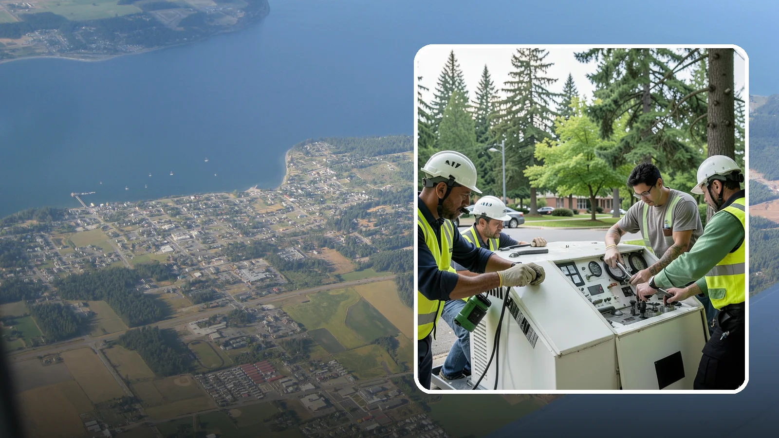 Generator Maintenance in Coupeville, Island County, WA - Preventive service and load testing for standby generators at critical public facilities.