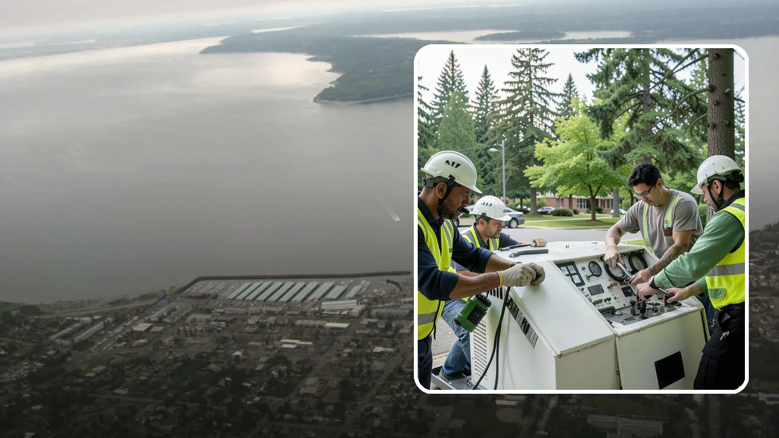Generator Maintenance in Des Moines, King County, WA - Preventive service and load testing for standby generators at critical public facilities.