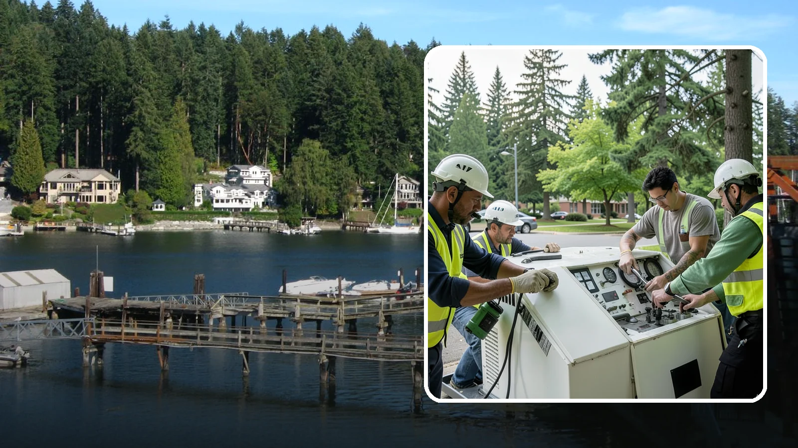Generator Maintenance in Gig Harbor, Pierce County, WA - Preventive service and load testing for standby generators at critical public facilities.