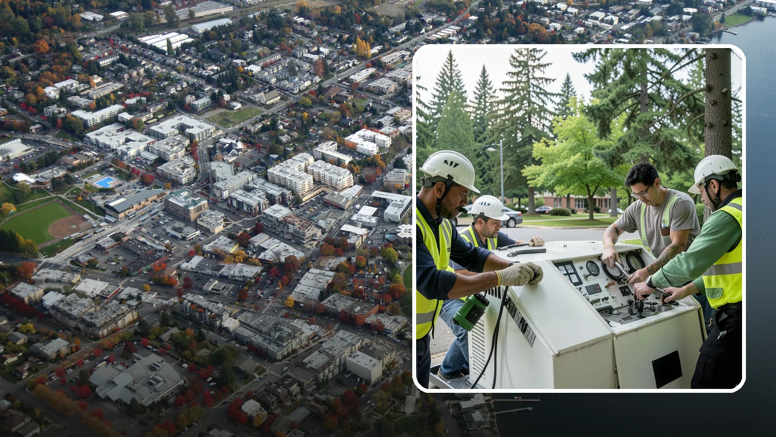 Generator Maintenance in Kirkland, King County, WA - Preventive service and load testing for standby generators at critical public facilities.