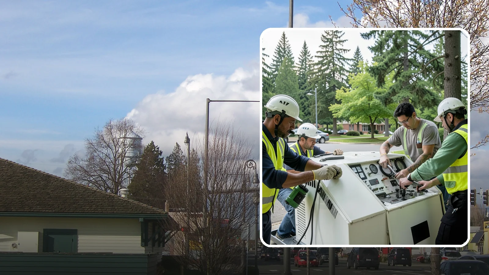 Generator Maintenance in Marysville, Snohomish County, WA - Preventive service and load testing for standby generators at critical public facilities.
