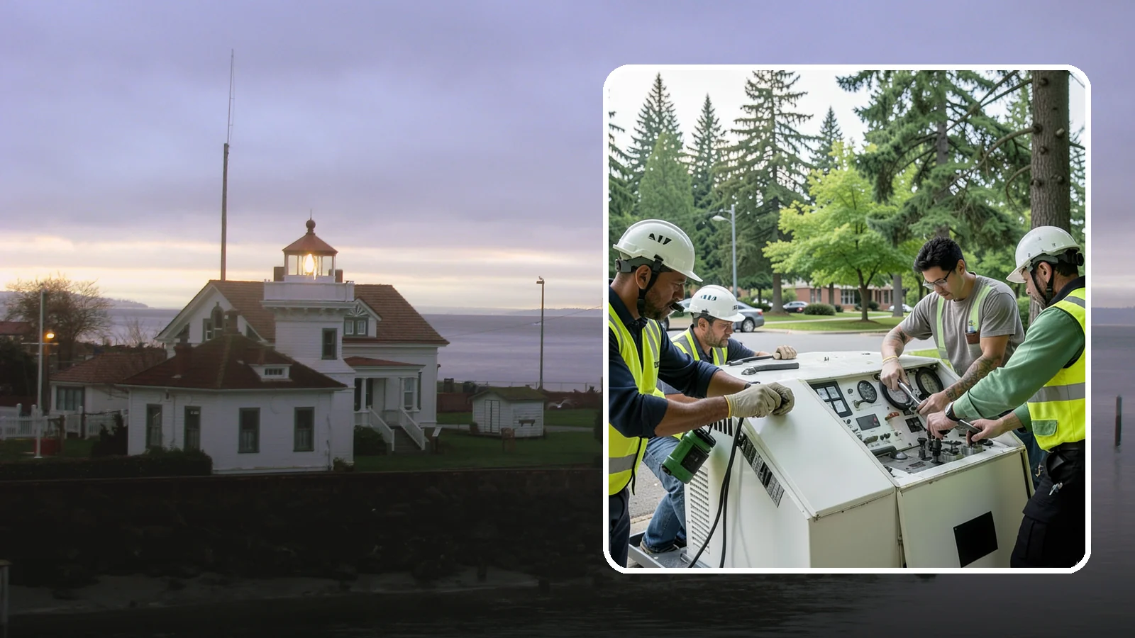 Generator Maintenance in Mukilteo, Snohomish County, WA - Preventive service and load testing for standby generators at critical public facilities.