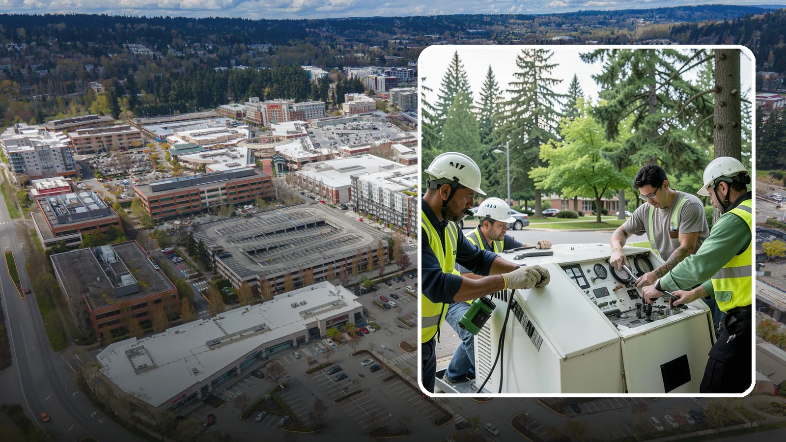 Generator Maintenance in Redmond, King County, WA - Preventive service and load testing for standby generators at critical public facilities.