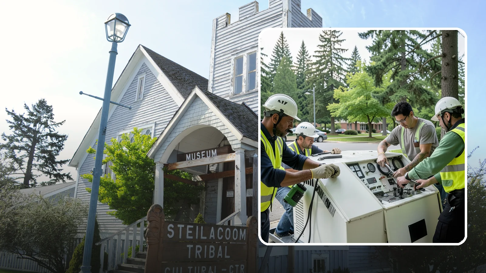 Generator Maintenance in Steilacoom, Pierce County, WA - Preventive service and load testing for standby generators at critical public facilities.
