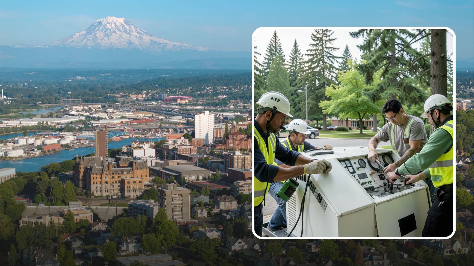 Generator Maintenance in Tacoma, Pierce County, WA - Preventive service and load testing for standby generators at critical public facilities.