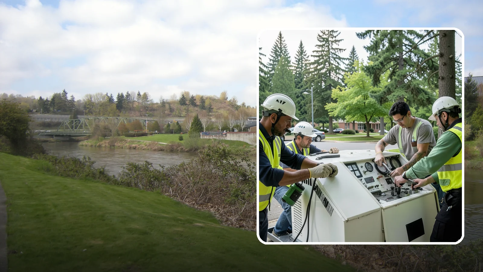 Generator Maintenance in Tukwila, King County, WA - Preventive service and load testing for standby generators at critical public facilities.