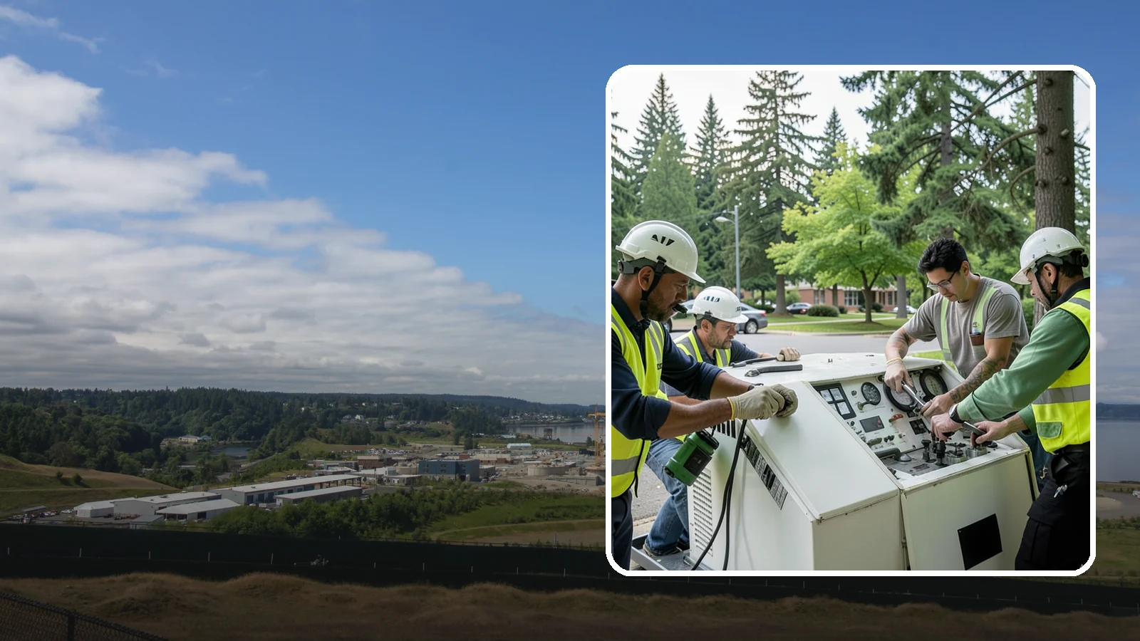 Generator Maintenance in University Place, Pierce County, WA - Preventive service and load testing for standby generators at critical public facilities.