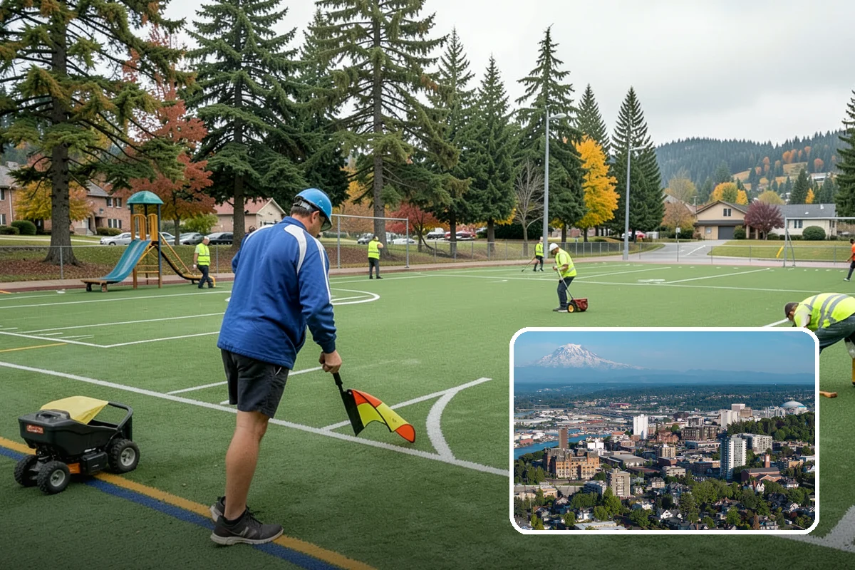 Goal & Equipment Installation in Tacoma, Pierce County, WA - Reduces goal tip-over liability through proper anchoring and verification