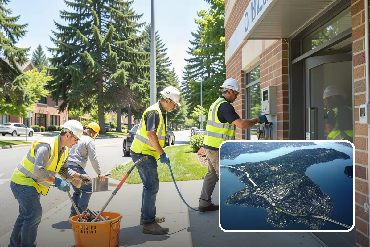 Goose Management in Mercer Island, King County, WA - Reduces goose droppings and turf damage