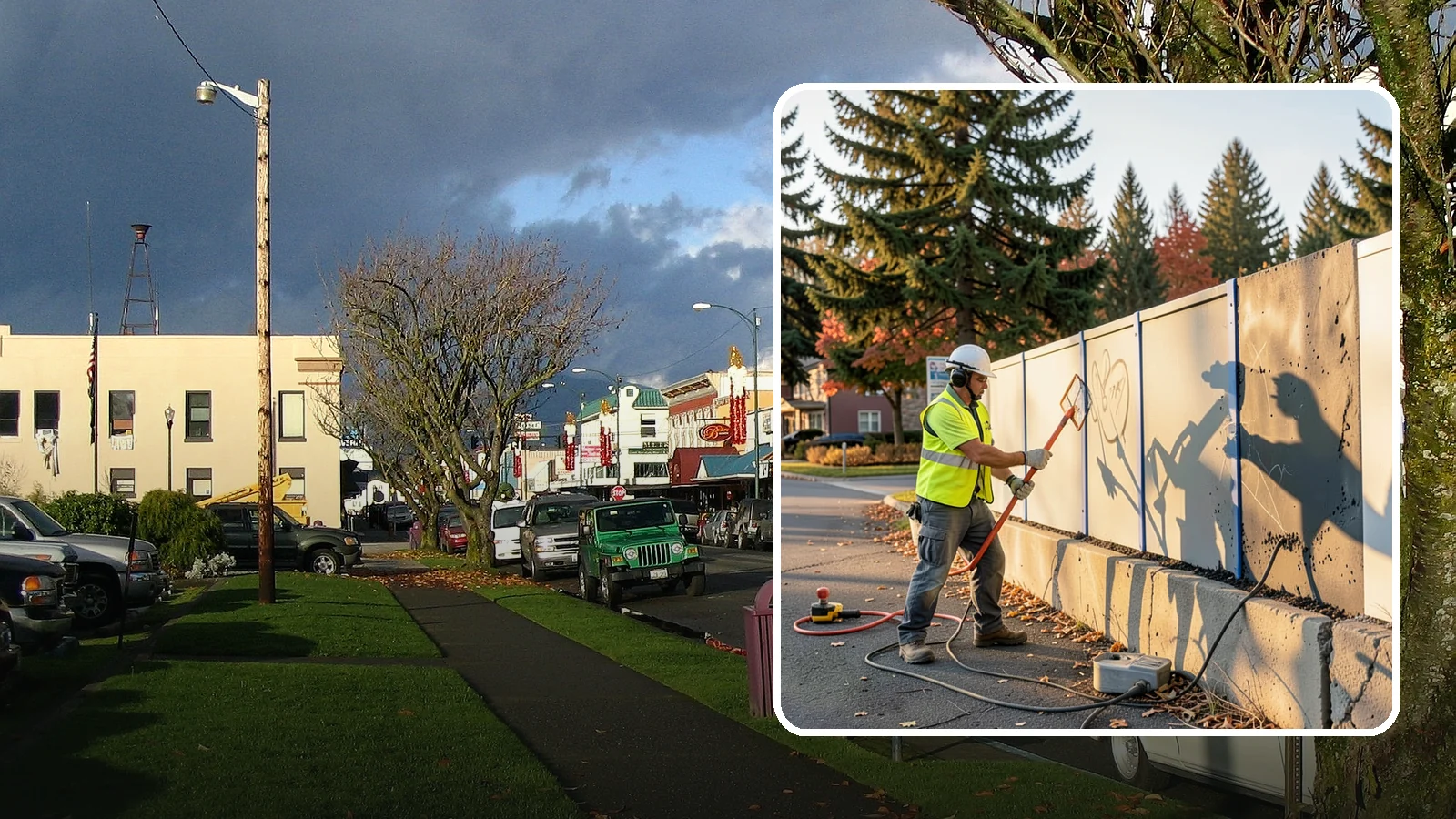 Graffiti Abatement in Arlington, Snohomish County, WA - Program-based removal of graffiti from public infrastructure under a defined municipal response standard.