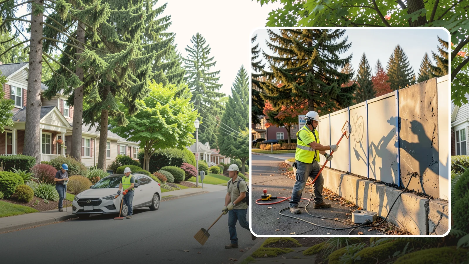 Graffiti Abatement in Beaux Arts Village, King County, WA - Program-based removal of graffiti from public infrastructure under a defined municipal response standard.