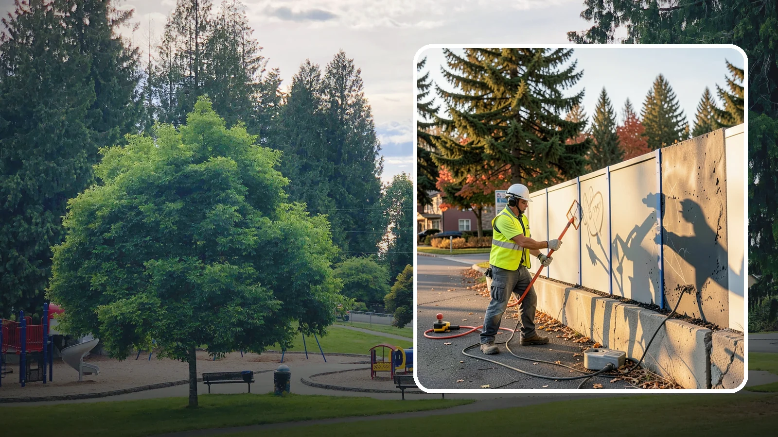 Graffiti Abatement in Bonney Lake, Pierce County, WA - Program-based removal of graffiti from public infrastructure under a defined municipal response standard.