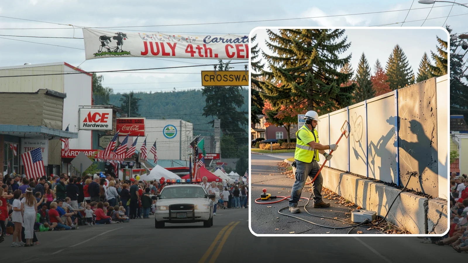 Graffiti Abatement in Carnation, King County, WA - Program-based removal of graffiti from public infrastructure under a defined municipal response standard.