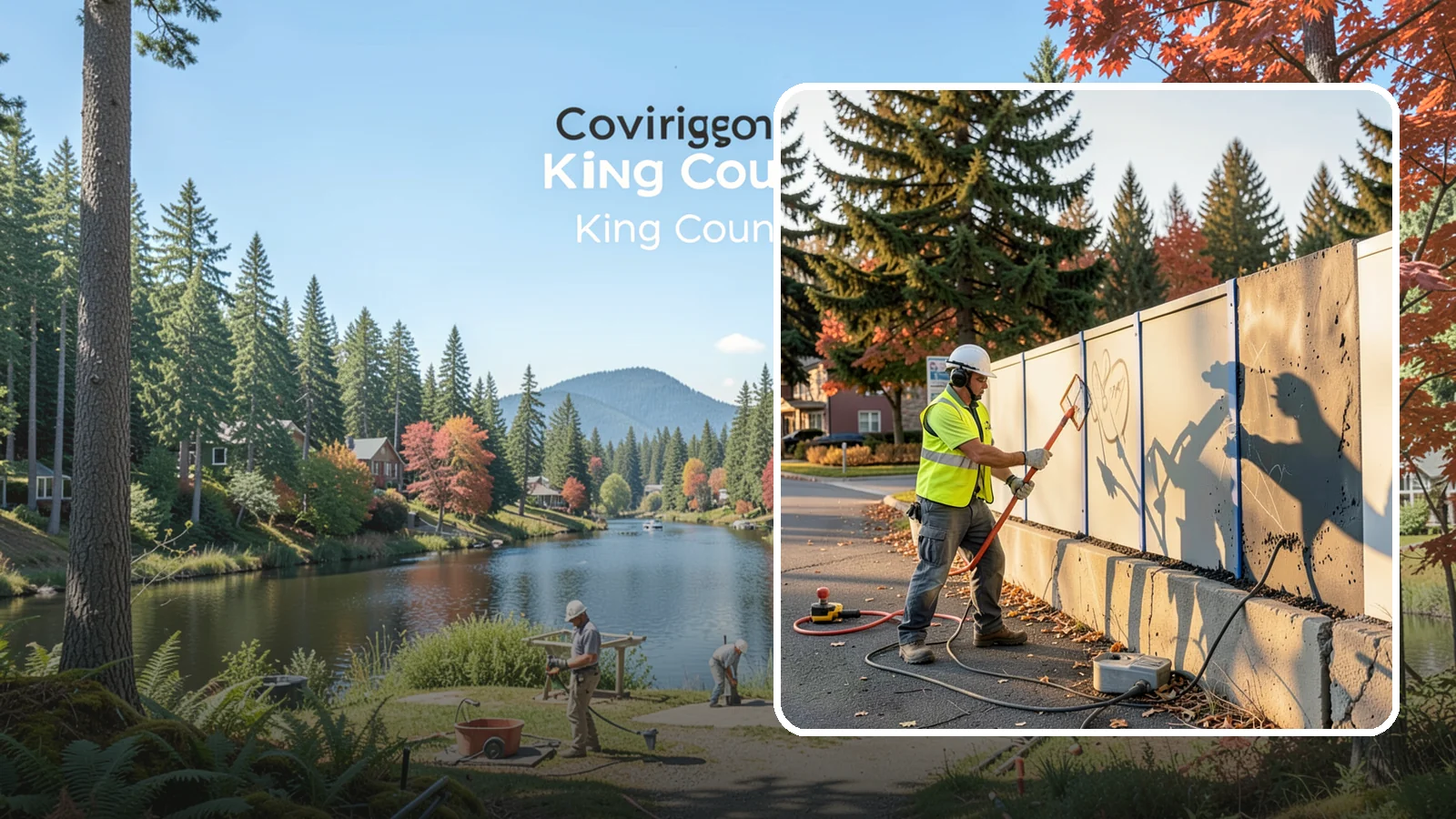 Graffiti Abatement in Covington, King County, WA - Program-based removal of graffiti from public infrastructure under a defined municipal response standard.