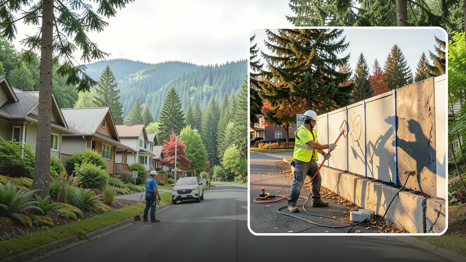 Graffiti Abatement in Darrington, Snohomish County, WA - Program-based removal of graffiti from public infrastructure under a defined municipal response standard.