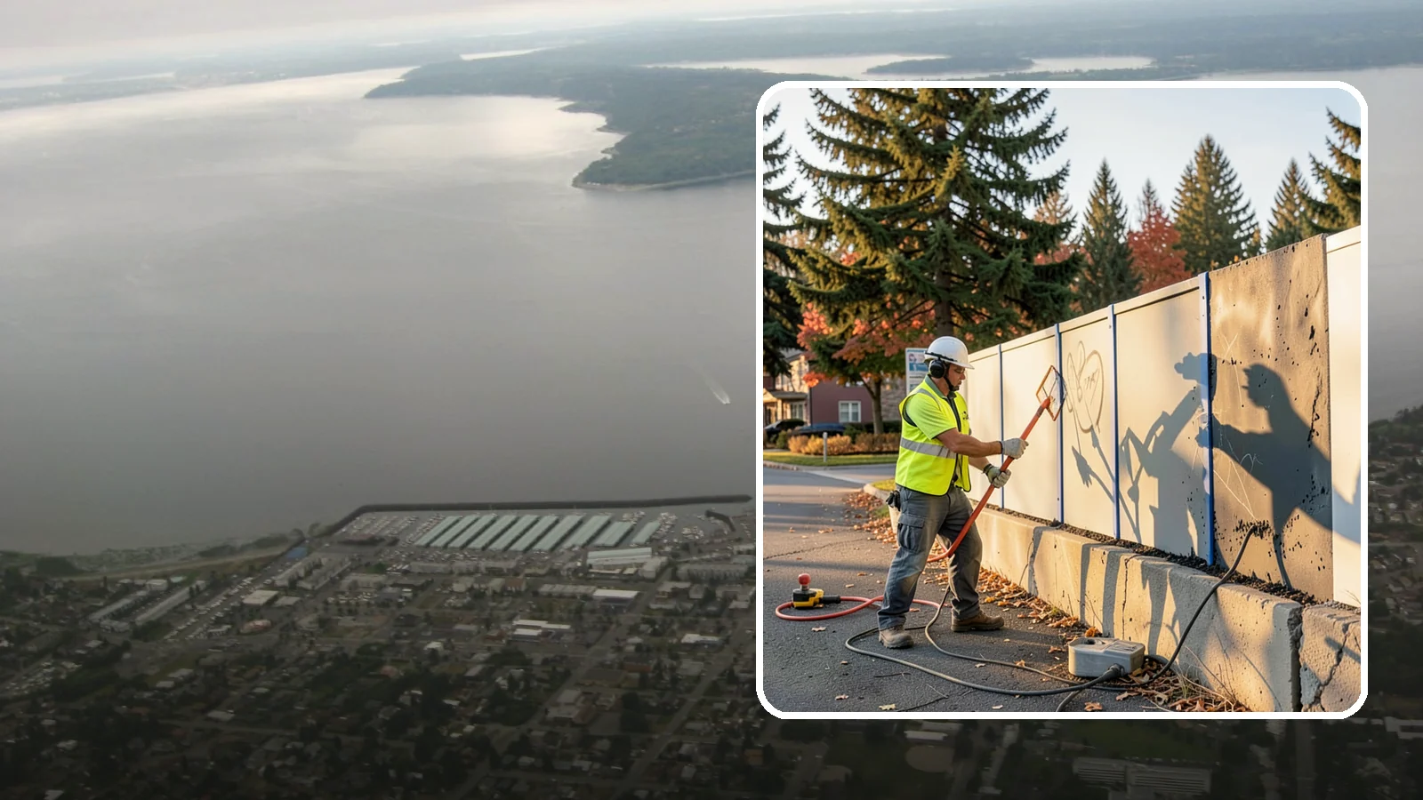 Graffiti Abatement in Des Moines, King County, WA - Program-based removal of graffiti from public infrastructure under a defined municipal response standard.