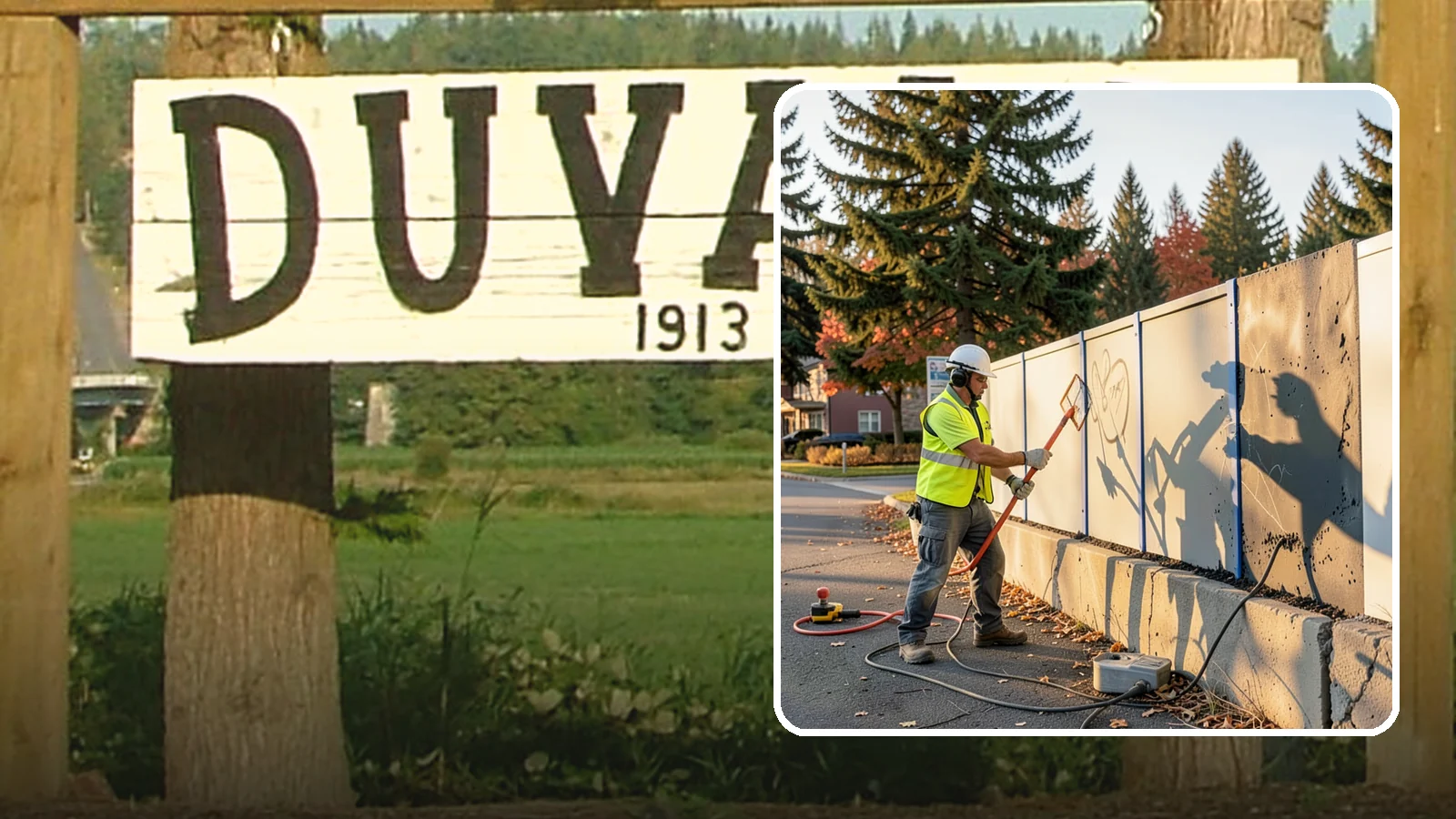 Graffiti Abatement in Duvall, King County, WA - Program-based removal of graffiti from public infrastructure under a defined municipal response standard.