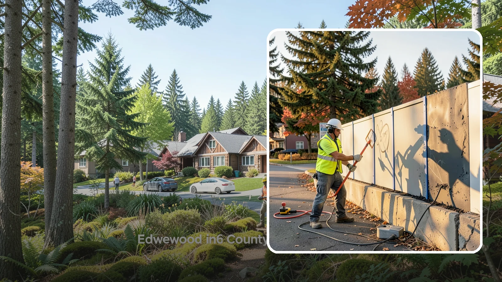 Graffiti Abatement in Edgewood, Pierce County, WA - Program-based removal of graffiti from public infrastructure under a defined municipal response standard.