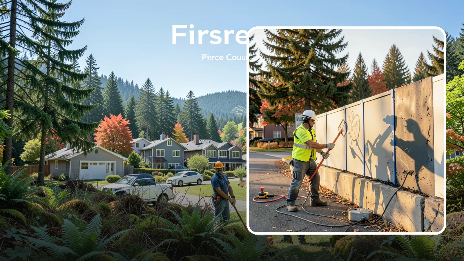Graffiti Abatement in Fircrest, Pierce County, WA - Program-based removal of graffiti from public infrastructure under a defined municipal response standard.