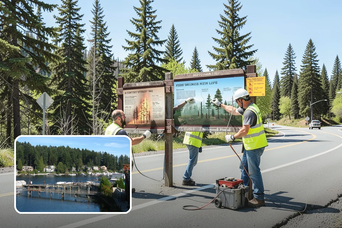Graffiti Abatement in Gig Harbor, Pierce County, WA - Consistent citywide response times backed by a written service-level agreement