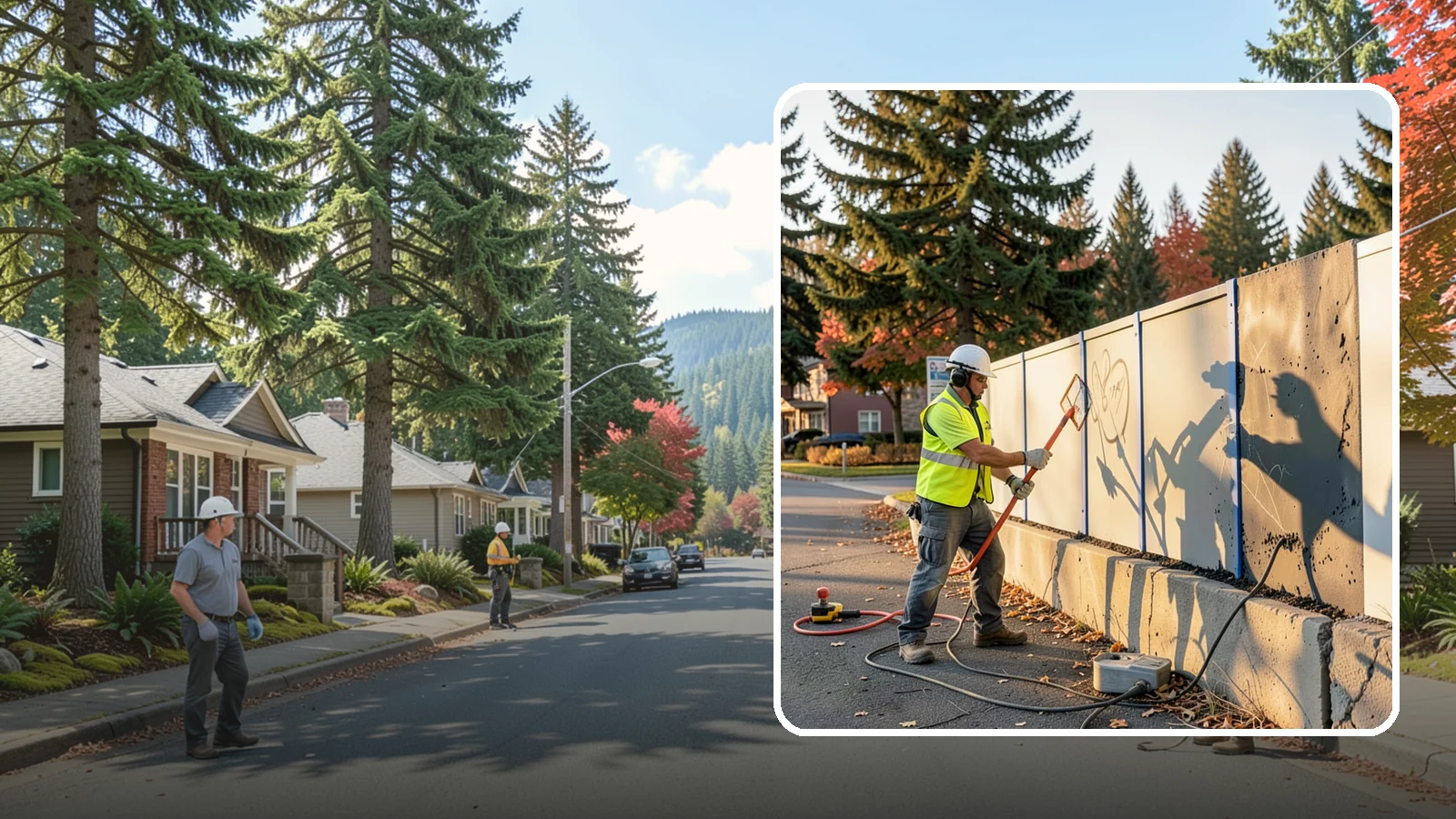 Graffiti Abatement in Hunts Point, King County, WA - Program-based removal of graffiti from public infrastructure under a defined municipal response standard.